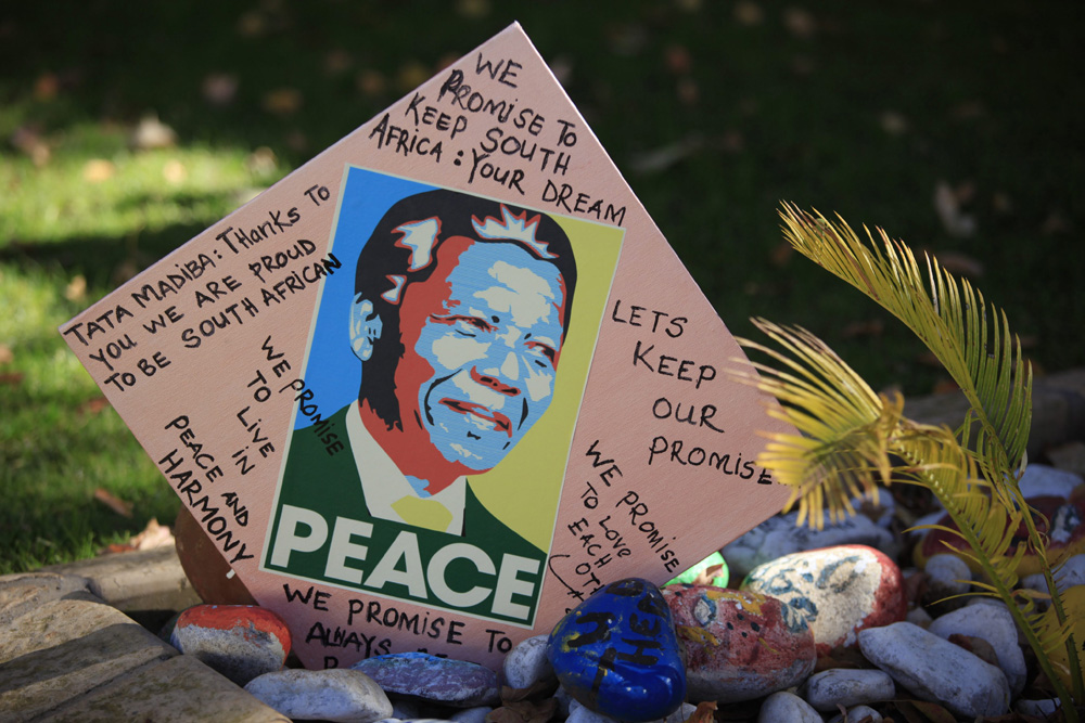 Vredesboodschap Nelson Mandela