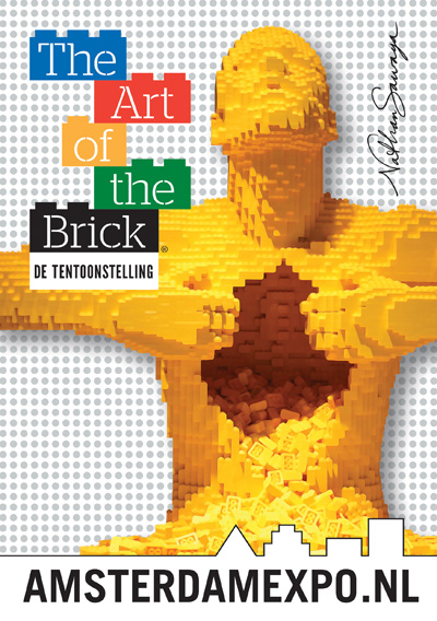 The art of the brick - poster