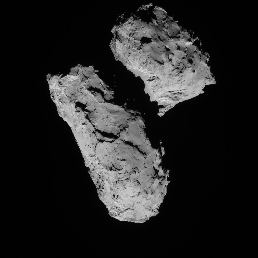 Close-up van komeet 67-P