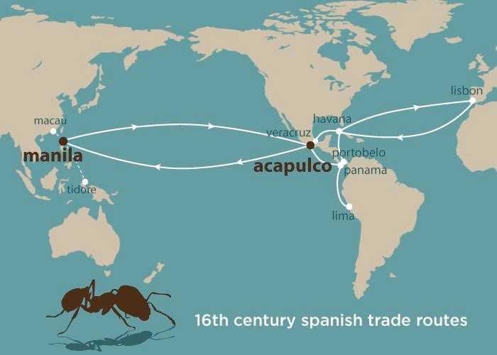 spanisch traderoutes