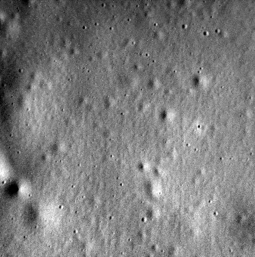 MESSENGERs laatste foto van Mercurius