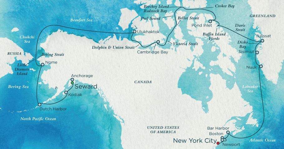 Route Crystal Serenity