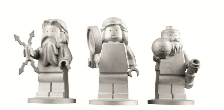 LEGO-poppetjes aan boord van Juno