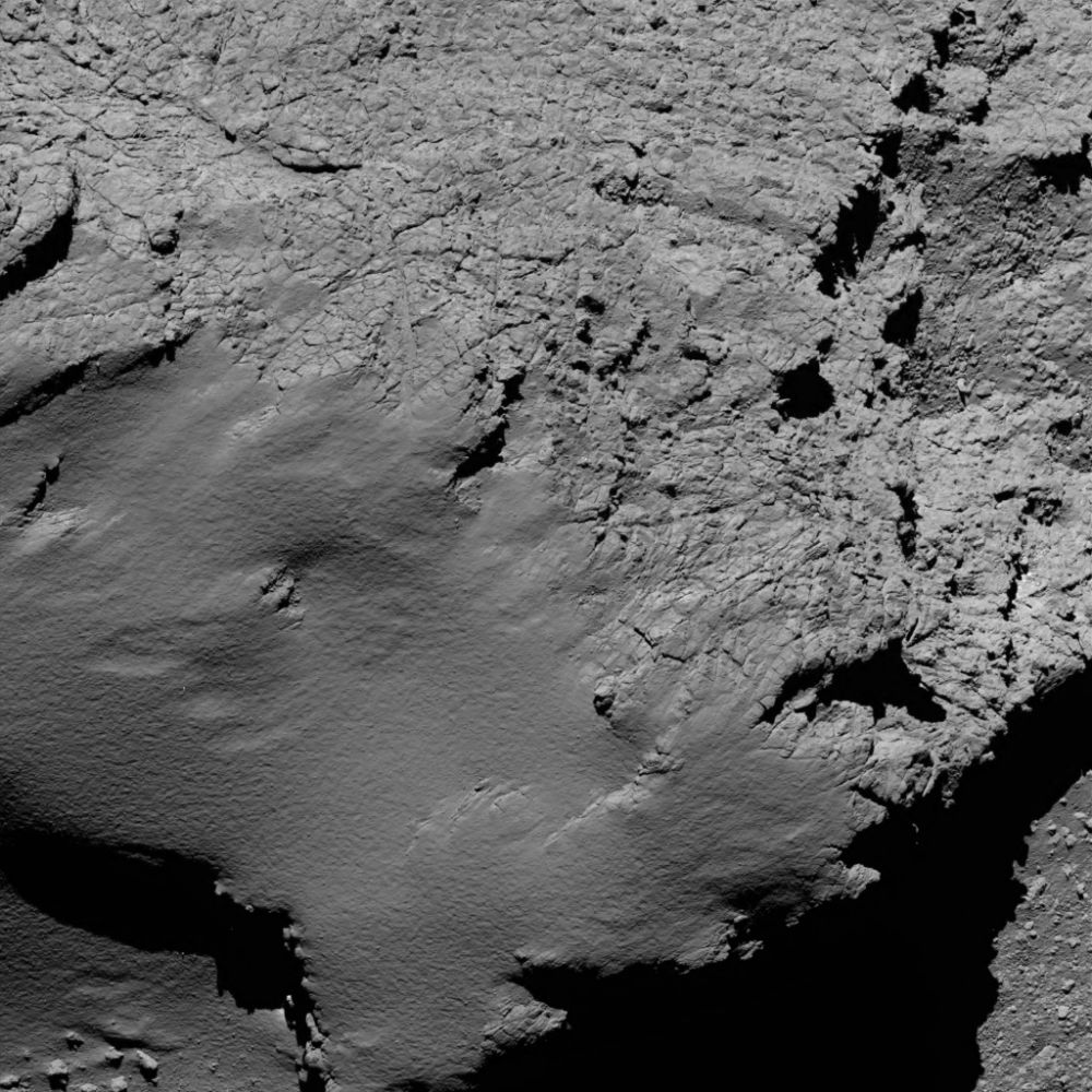 Komeet 67P van 8,9 kilometer hoogte