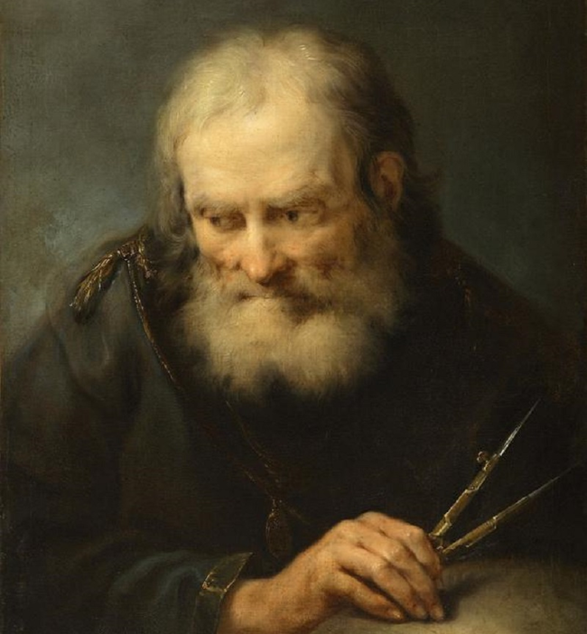 Schilderij van Archimedes, door Giuseppe Nogari